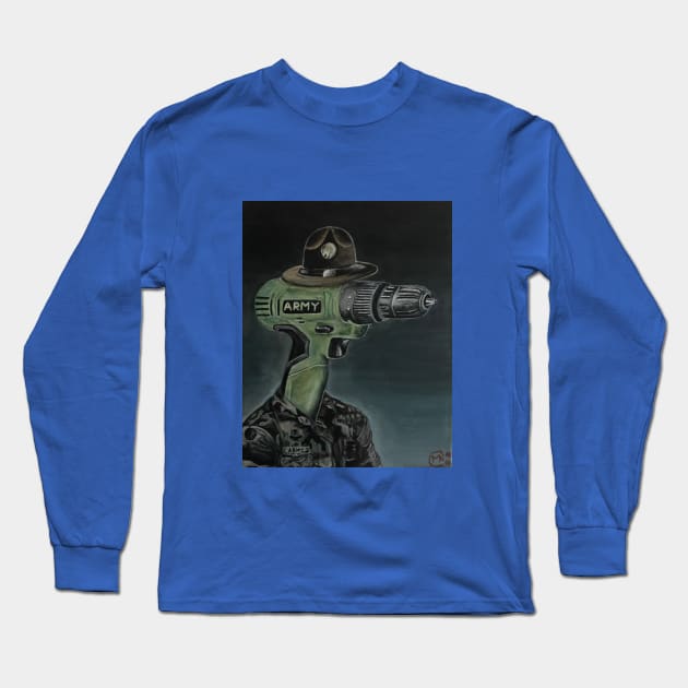 Drill Sergeant Long Sleeve T-Shirt by ManolitoAguirre1990